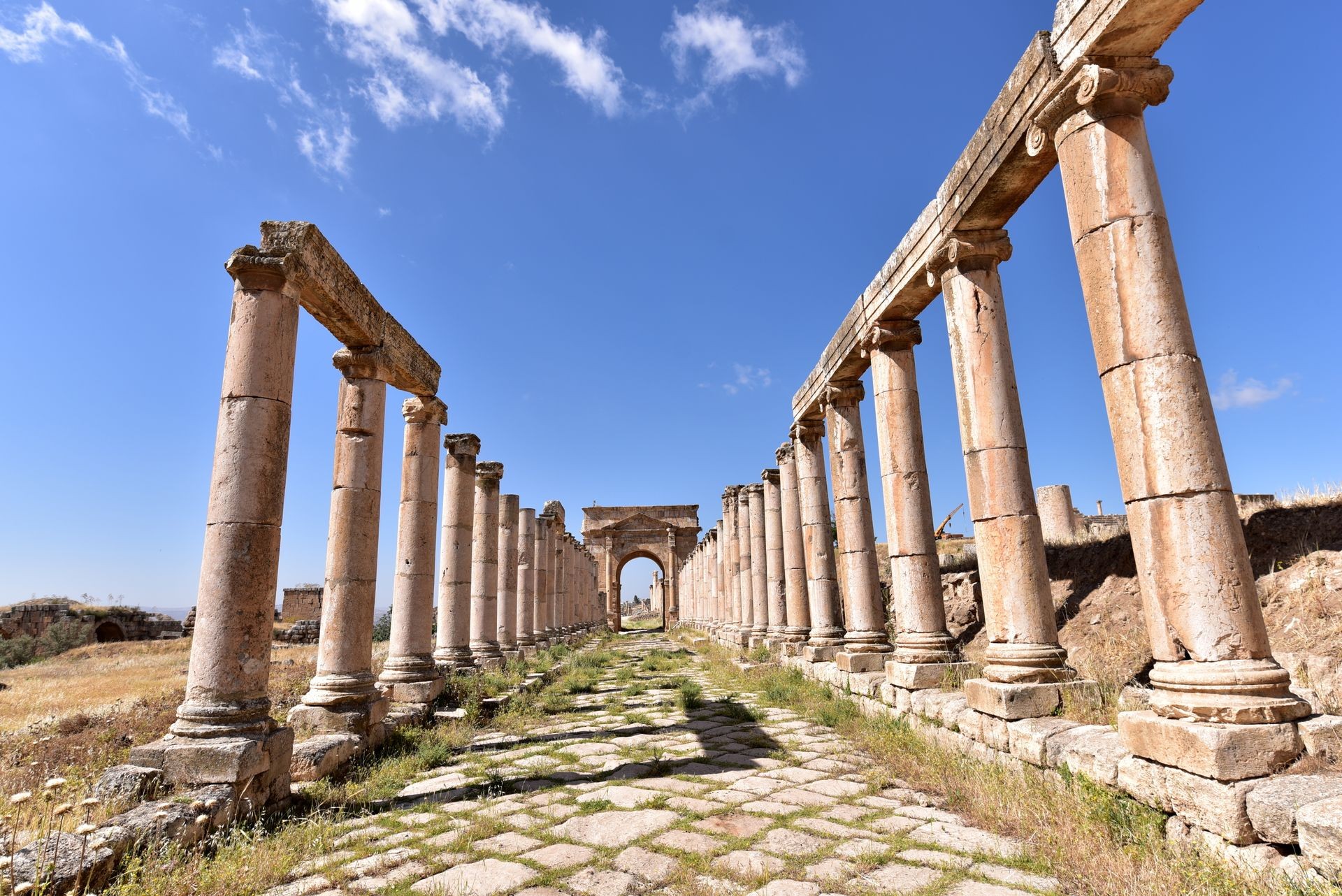 Colonnaded Street Jerash, Jordan Colonnaded Street Jerash, Jordan